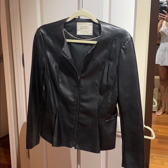 Zara leather jacket - Picture 2 of 7